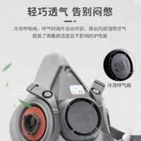 3M 6200 半面罩头戴式防护面具主体(需搭配配件使用) 货期2周