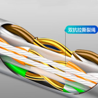 华三(H3C)六类千兆网线CAT6类0.51无氧铜箱线 非屏蔽纯铜双绞线 安防POE监控网线305米 灰色 维保一年