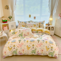 罗曼罗兰 全棉三件套 被套 160*210cm 直角床单160*230cm 枕套48*74cm*1 [奇妙之旅]