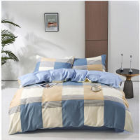 罗曼罗兰 全棉四件套 被套200*230cm 床单230*245cm 枕套48*74cm*2[英伦风]