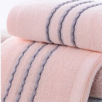 罗曼罗兰 舒适全棉毛巾 32*72cm 1组2条[樱花粉]