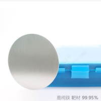 AMTAIK Fe靶=高纯铁 靶材 99.95% φ101.6*1.5mm 货期2周