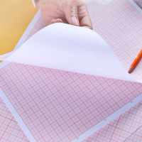 易利丰 坐标纸 A3-20张 红格子绘图纸方格纸对数纸 货期1周