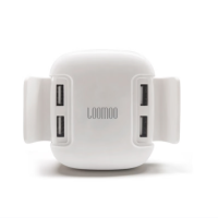 LOOMOO乐默 便携数码充电套装一 LDS-201 (毛毡包*1 四口USB充电器