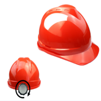 史丹利 ST1111 V型PE安全帽 V型不带透气孔 旋钮式调节 (红/黄/蓝/白四色可选)1组2个 货期2周