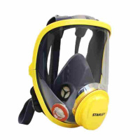 史丹利 ST2300 全面罩(1个) 双滤盒全面罩罩体 不带滤盒 大视野PC面屏 多点式头戴设计 货期2周