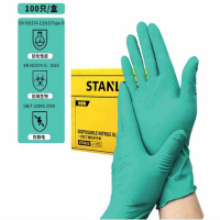 史丹利 ST5822 一次性丁腈检查手套 无粉 非灭菌 一次性丁腈手套 不含乳胶(100只/盒)货期2周
