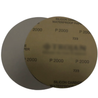 AMTAIK 金相砂纸圆形防水耐磨 碳化硅金相砂纸圆形(不背胶)P2000(200mm)