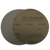 AMTAIK 金相砂纸圆形防水耐磨 碳化硅金相砂纸圆形(不背胶)P2500(200mm)