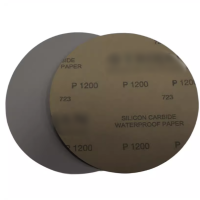 AMTAIK 金相砂纸圆形防水耐磨 碳化硅金相砂纸圆形(不背胶) P1200(200mm)