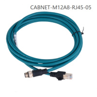 华睿科技 7000系列网线 CABNET-M12A8-RJ45-05 标准外部线-暗绿色-5M 不涉及维保