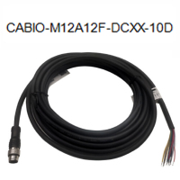 华睿科技 5000P电源线 CABIO-M12A12F-DCXX-10D IO电源线--黑色-10M 不涉及维保