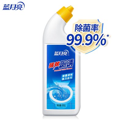 蓝月亮 强效厕清 500g/瓶 洁厕液 洁厕灵 马桶 清洁剂 除重垢 除菌去污