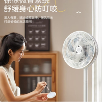 美的(Midea)电风扇 家用七叶遥控定时大风力落地扇宿舍卧室低噪轻音台式桌面小风扇节能立式摇头空气循环电扇