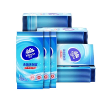 维达(Vinda)杀菌湿巾 10片*10包 细菌杀灭率99.9% 湿纸巾湿巾小包