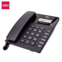 得力(deli) 电话机779来电显示办公家用电话机/固定电话/座机(黑)