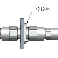 中航光电 三同轴连接器 转接座HDB/YTAA20KP1Z1-P
