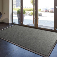 金纺迎宾地毯定制商用防滑脚垫门垫 菠萝纹灰色(刮泥除尘) 100CM*100CM