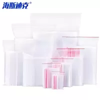 海斯迪克 HKL-1075 透明PE自封袋 9*13cm 8丝(1000个)