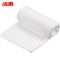 冰禹 BYQ-559 多用途清洁抹布 擦玻璃搞卫生厨房地板洗车毛巾 酒店物业清洁抹布30×60cm 白色(1条)