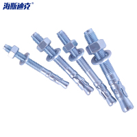 海斯迪克 HK-541 强力车修壁虎W12.27螺栓 碳钢蓝白锌电梯用 M10×100 (P1.5) 40个