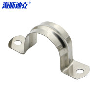 海斯迪克 HKZ-121 304不锈钢管卡 骑马卡管夹 固定卡 U型卡子水管卡 Φ32[100个]