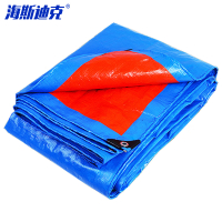 海斯迪克 gnjz-1491 工业用加厚彩条布防雨布雨棚布帆布 PE防水雨篷布油布 5米*7米