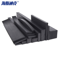 海斯迪克 丁晴橡胶耐压油扁条 缓冲减震实心 1米* 5 *100 mm