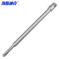 海斯迪克 电锤墙壁开孔器连接杆方柄四坑 方杆500mm