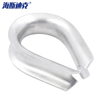 海斯迪克 304不锈钢鸡心环 钢丝绳保护套三角环 羊眼马眼夸口三角圈 M14(1个)