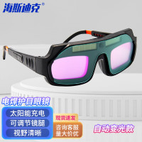 海斯迪克HKZJ-2 电焊眼镜 防风沙防激光护目镜 自动变光款1副