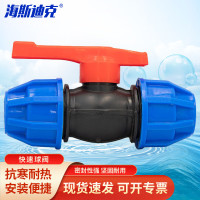 海斯迪克 HKCL-858 PE快接头快速抢修接头管件配件 20快速球阀 1个