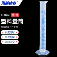 海斯迪克 塑料量筒 HKQS-110 100mL 1个