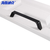 海斯迪克 HKSY-84 黑色美式锌合金拉手 现代简约抽屉拉手 983-96mm[2个]