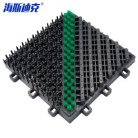 海斯迪克HKxy-45 室外三合一除尘地垫 1㎡ 单刷灰块绿刷