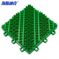 海斯迪克HKxy-45 室外三合一除尘地垫 1㎡ 三草尖绿色