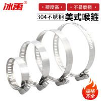 冰禹 BH-748 304不锈钢美式喉箍 卡箍管卡抱箍管箍活箍 Φ18-32mm(1个)