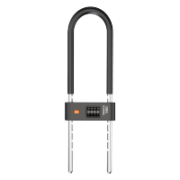 得力(deli)DL508307 密码U型锁 180-290mm 黑色 1把