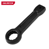得力(deli)DL32260 敲击梅花扳手 60mm 黑色 1把