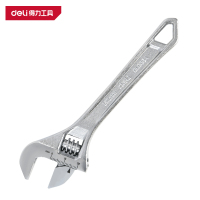 得力(deli)DL018A 光柄活扳手 18寸 银色 1把