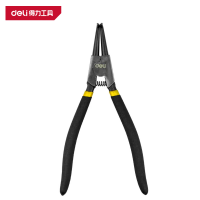 得力(deli)DL0364日式外弯卡簧钳13寸(黑) 1把