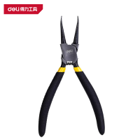 得力(deli)DL0351日式内直卡簧钳9寸(黑) 1把