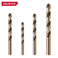得力(deli)DH-MH061030G 直柄麻花钻3mm_HSSCO 黄色 1支