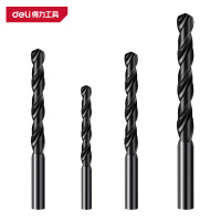 得力(deli)DH-MHZ040-W1直柄麻花钻4mm 黑色 1支