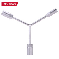 得力(deli)DL121314 三叉扳手 12*13*14mm 银色 1支