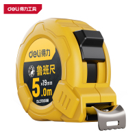 得力(deli)DL270519B 鲁班尺 5mx19mm 黄色 1把
