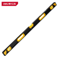 得力(deli)DL2921000 水平尺1000mm工字实心铝0.5mm/m 黄色 1把