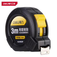 得力(deli)DL9003P 钢卷尺 3mx16mm 尼龙覆膜 黑色 1把