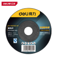 得力(deli)DH-MGP150-W1 磨光片 150*6mm 黑色 1片