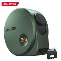 得力(deli)HT8316L home系列钢卷尺 3mx16mm 绿色 1把